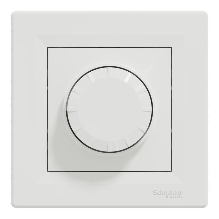 DIMMER LED 230V 370W, WITH FRAME WHITE ASFORA