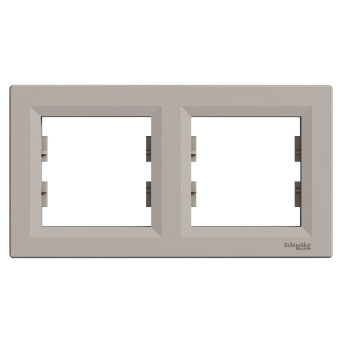 DOUBLE HORIZONTAL FRAME BRONZE SCHNEIDER ASFORA