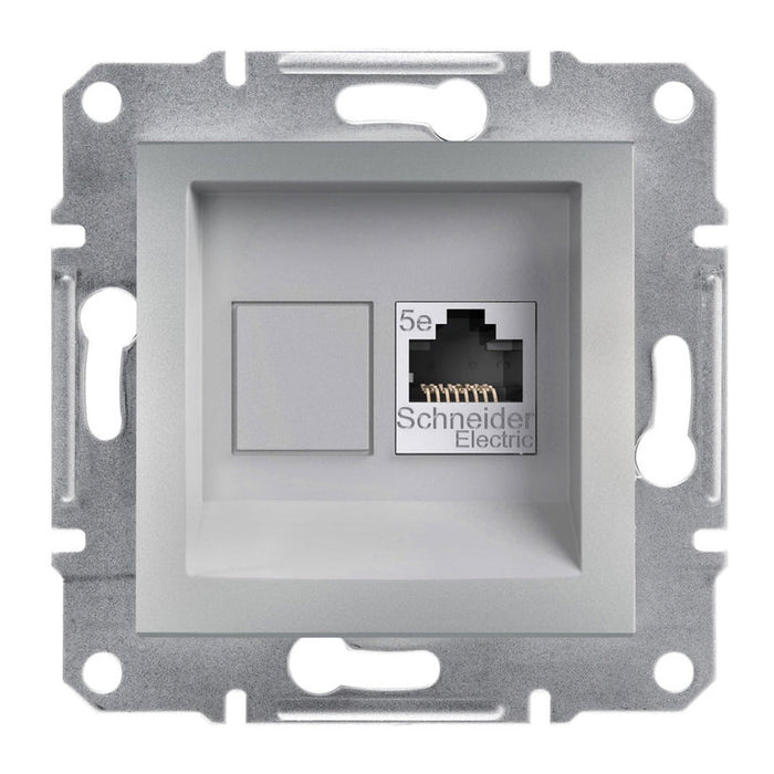 COMPUTER SOCKET RJ45 CAT 5E UTP ALUMINUM SCHNEIDER ASFORA