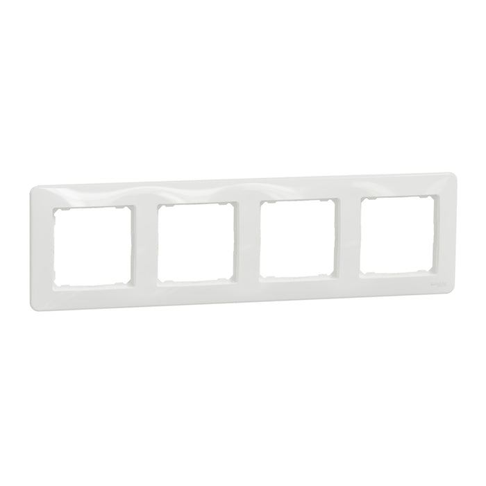 FRAME QUAD WHITE SCHNEIDER SEDNA (SDD311804)