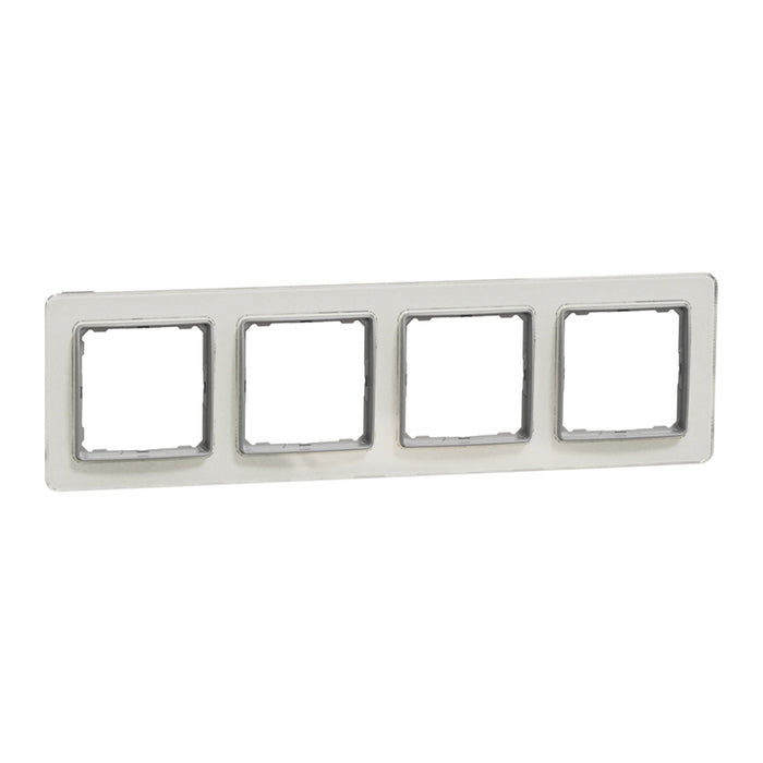 FRAME FOUR WHITE GLASS SCHNEIDER SEDNA (SDD360804)