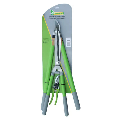 SCISSORS SET OF 3 GARDENIA TL2334 - Градински ножици<<<Градински ръчен инструмент<<<Инструменти и