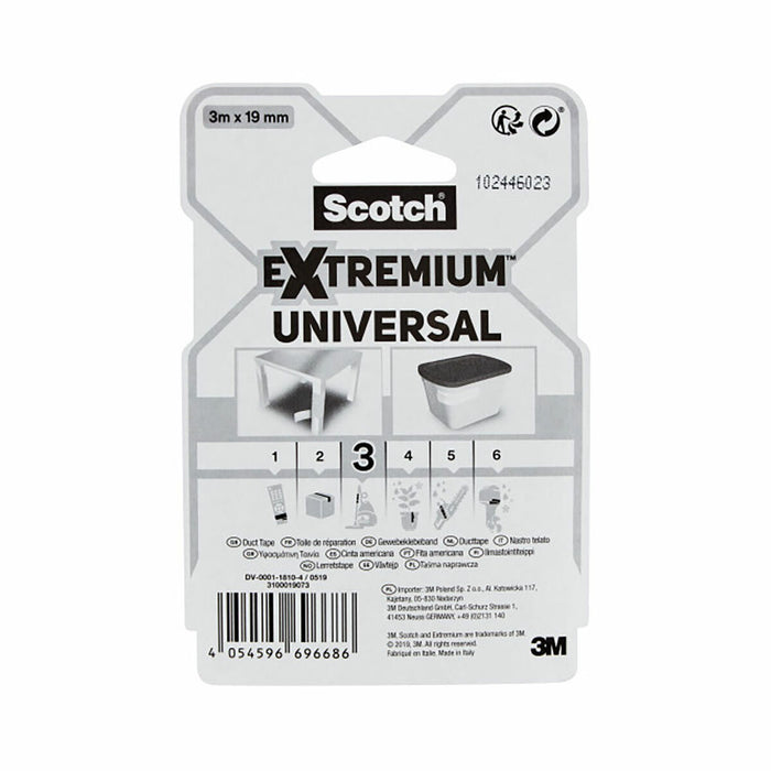 Duct tape Scotch extremium 3 universal White 3 m x 19 mm