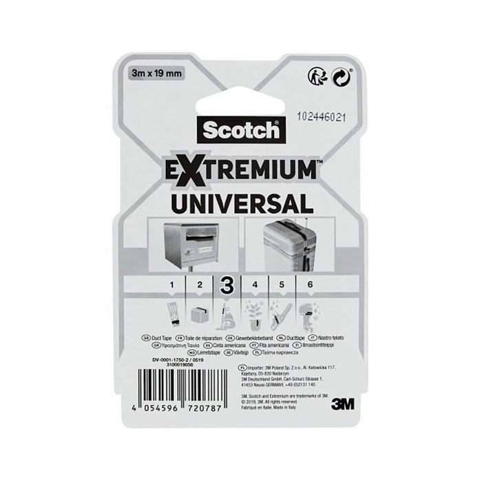 Duct tape Scotch extremium 3 Grey 3 m x 19 mm