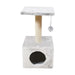 Scratching Post for Cats Nayeco Savanna 60 x 30 x 30 cm Light grey (60 x 30 x 30 cm) - Домашни Животни<<<Дом