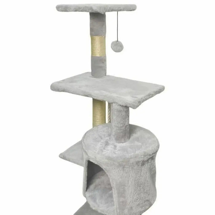 Scratching Post for Cats Paloma tree Grey Plush Wood Sisal (1 Unit) - Домашни Животни<<<Дом Градина<<<BigBuy&&&Здраве и