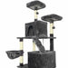 Scratching Post for Cats Taylor Dark Grey Plush - Домашни Животни<<<Дом Градина<<<BigBuy&&&Здраве и хигиена<<<Домашни