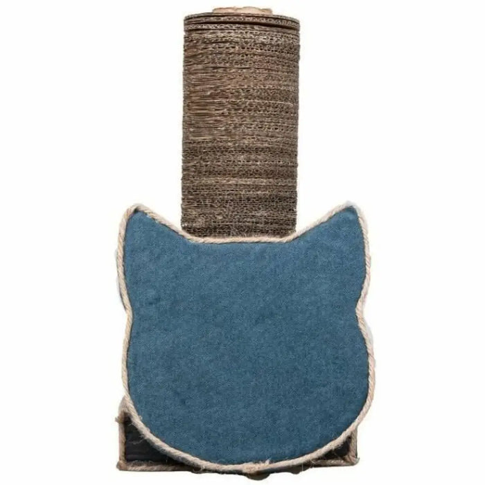 Scratching Post for Cats Tyrol Blue Cardboard 44 x 22 x 21 cm - Домашни Животни<<<Дом Градина<<<BigBuy&&&Къщички и