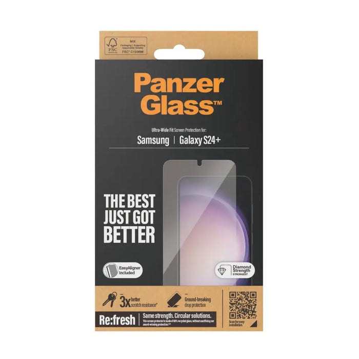 Screen Protector Panzer Glass 7351 Samsung Galaxy S24 Plus - Протектори за Екран<<<Електроника Телефони и