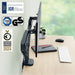 Screen Table Support Leitz Ergo Space Saving 17’’ 32’’ - Монтиране на екрани<<<Електроника Периферни и резервни