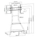 Screen Table Support MacLean MC-455 75’’ - Монтиране на екрани<<<Електроника Периферни и резервни части<<<Компютри|