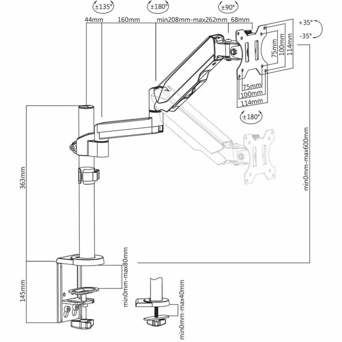Screen Table Support V7 DM1TA-1E 17’’ 32’’ - Електроника Периферни и резервни части<<<Компютри|