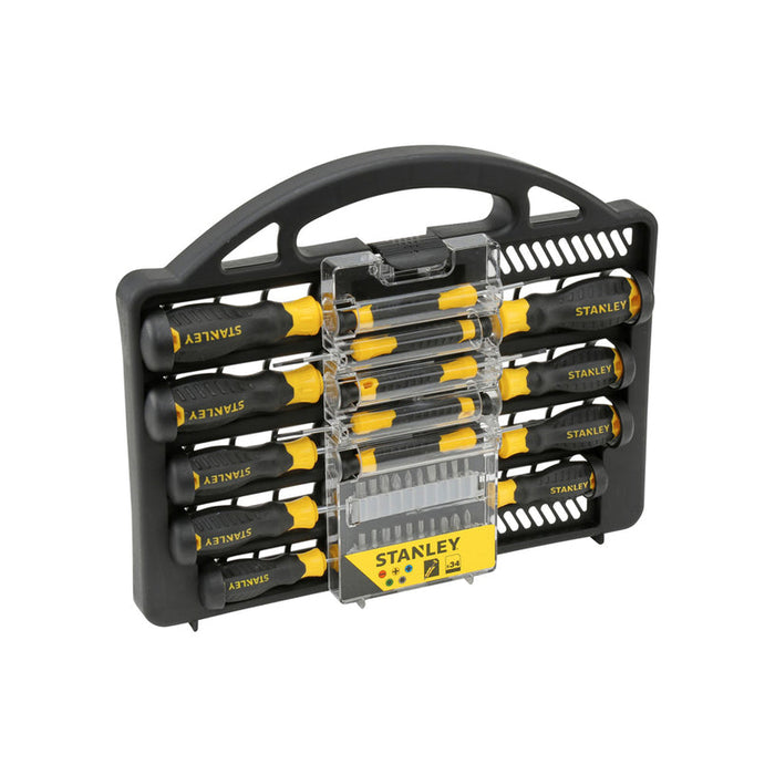 SCREWDRIVER SET 34 PCS. STANLEY STHT0-62141 - Комплекти отвертки<<<Ръчни инструменти<<<Инструменти и