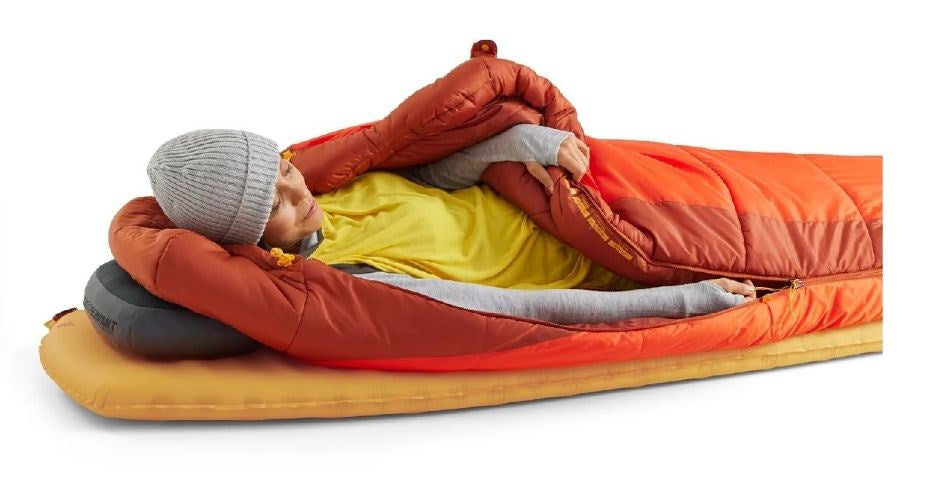Sea To Summit Pursuit Plus self-inflating - large - sleeping mat, yellow