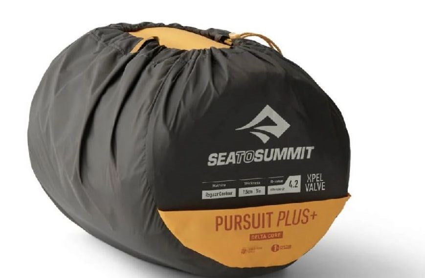 Sea To Summit Pursuit Plus self-inflating - large - sleeping mat, yellow