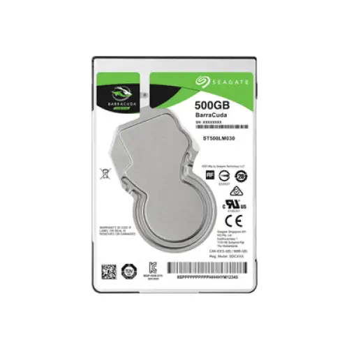 SEAGATE Barracuda Pro 500GB HDD SATA 6Gb/s 7200rpm 6.4cm 2.5inch 128Mb cache BLK - Вътрешни HDD<<<HDD и