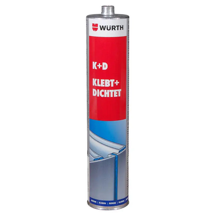 SEALER-ADHESIVE GRAY WURTH K + D - Полимерни и монтажни лепила<<<Уплътнители и фуги<<<Строителни материали<<<Praktiker