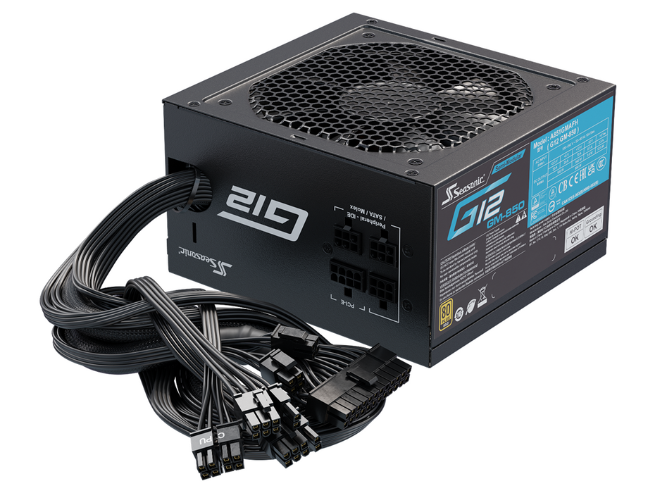 Power supply unit Seasonic G12 GM-850, 850W, 80+ GOLD