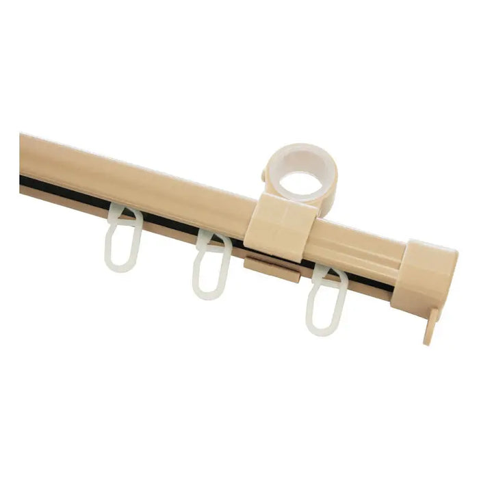 SECOND CURTAIN SET FOR GARDINIA LUGANO U-SHAPED 290 CM. BEIGE - Корнизи<<<Корнизи щори и пердета<<<Мебели и