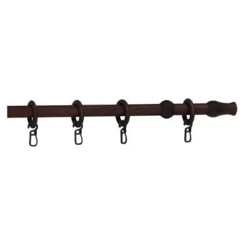 SECOND CURTAIN SET FOR GENKOVSKI MODEL 4 200 CM. DARK WALNUT - Корнизи<<<Корнизи щори и пердета<<<Мебели и