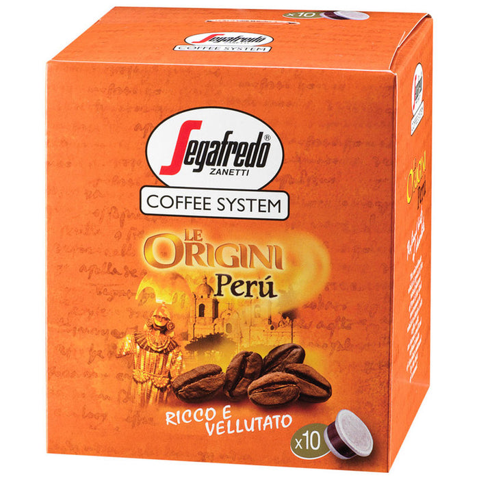 COFFEE SEGAFREDO LE ORIGINI PERU 10PCS