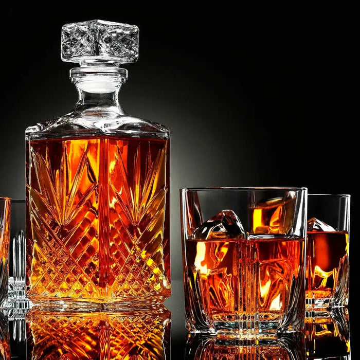 SELECTA BORMIOLI ROCCO WHISKEY SET WITH DECK - Сервизи чаши и чинии<<<Домашни потреби<<<Кухня<<<Praktiker