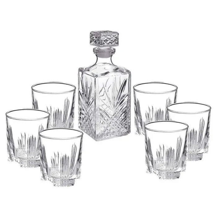 SELECTA BORMIOLI ROCCO WHISKEY SET WITH DECK - Сервизи чаши и чинии<<<Домашни потреби<<<Кухня<<<Praktiker