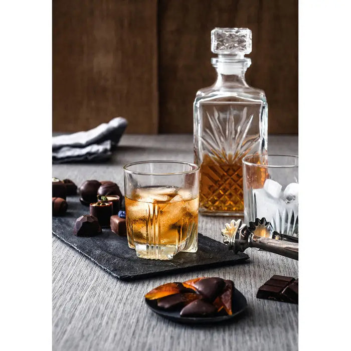 SELECTA BORMIOLI ROCCO WHISKEY SET WITH DECK - Сервизи чаши и чинии<<<Домашни потреби<<<Кухня<<<Praktiker