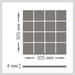 SELF-ADHESIVE ALUMINUM PANEL A03/AD 30.5X30.5 CM - Таванни панели<<<Стенни и таванни панели<<<Подови и стенни