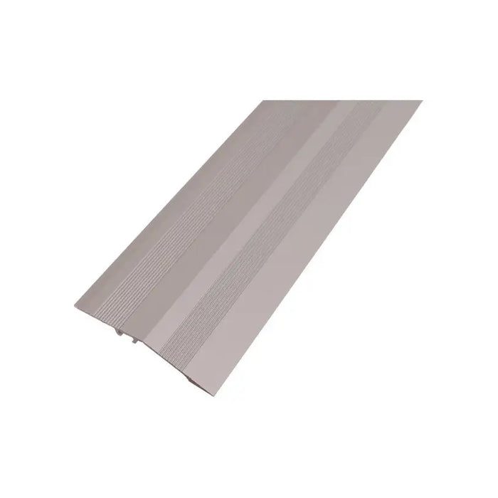 SELF-ADHESIVE DENIVELING TRANSITION STRIP DOELLKEN 58 MM. SILVER 0.90 M. - Лайстни<<<Паркет и елементи за