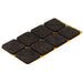 SELF-ADHESIVE FELT STEPS 6 PCS. HAEFELE - Мебелен обков<<<Мебели и обков<<<Мебели и интериор<<<Praktiker&&&Мебелен