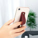 Self-adhesive finger holder with zipper - purple - Cell phone holders<<<HurtelXML