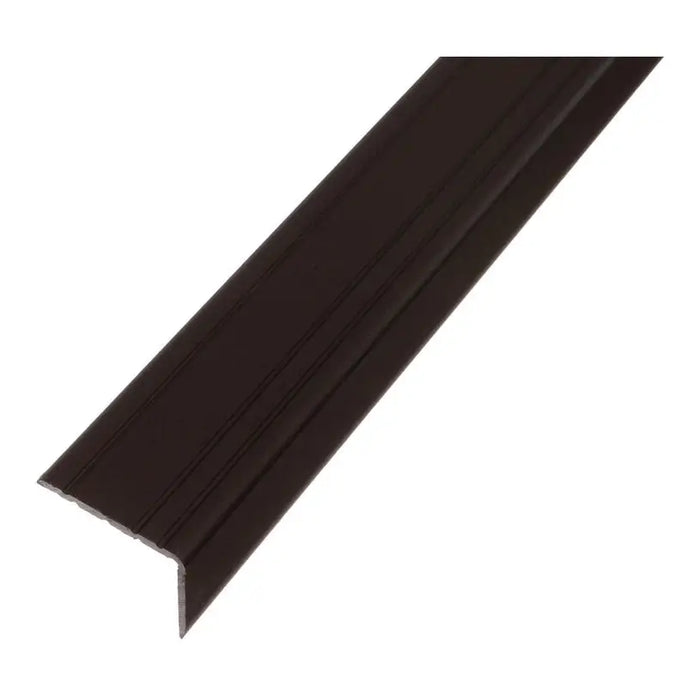 SELF-ADHESIVE L-SHAPED TRANSITION STRIP DOELLKEN 25 MM. BRONZE 0.90 M. - Лайстни<<<Паркет и елементи за монтаж<<<Подови