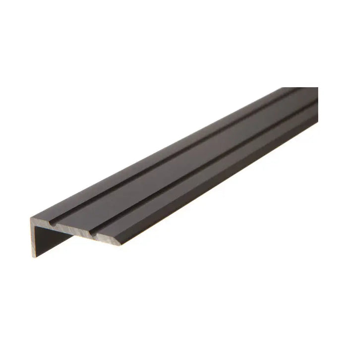 SELF-ADHESIVE L-SHAPED TRANSITION STRIP DOELLKEN 25 MM. BRONZE 0.90 M. - Лайстни<<<Паркет и елементи за монтаж<<<Подови
