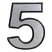 SELF-ADHESIVE NUMBER ’5’’ 4 CM PREVENTA - Обков за врати<<<Обков<<<Мебели и интериор<<<Praktiker&&&Обков за