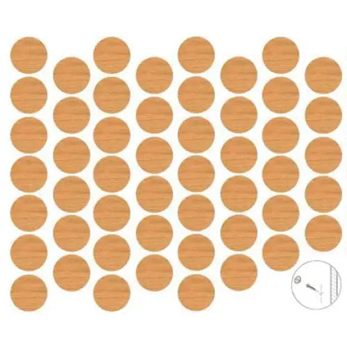 SELF-ADHESIVE SCREW CAPS 50 PCS. - Мебелен обков<<<Мебели и обков<<<Мебели и интериор<<<Praktiker&&&Мебелен