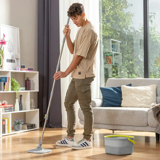 Self-Cleaning Spin Mop with Separation Bucket Selimop InnovaGoods - Почистване Прахосмукачки И Гладене<<<Дом