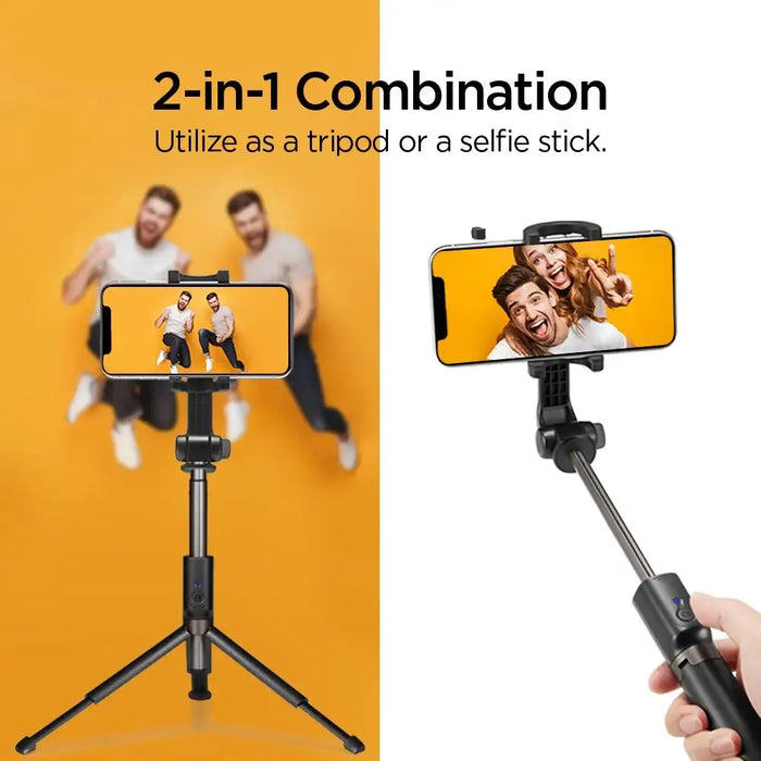 Selfie stick Spigen S540W Bluetooth with tripod - black - Photo accessories<<<HurtelXML