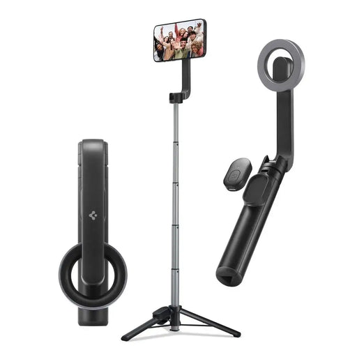 Selfie stick Spigen S570W MagSafe tripod with Bluetooth - black - Photo accessories<<<HurtelXML