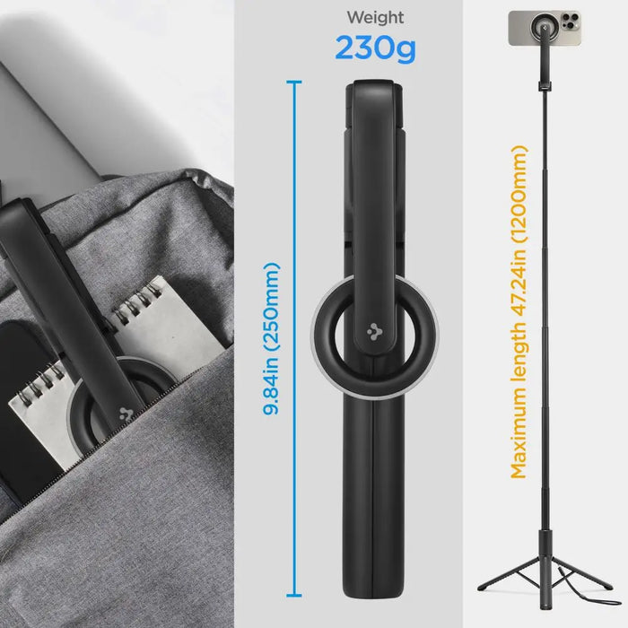 Selfie stick Spigen S580W MagSafe Bluetooth with tripod - black - *Temporary category<<<HurtelXML