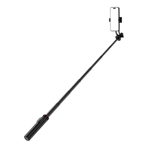 Selfie stick WC1Y2S 1.3m aluminum alloy telescopic tripod with phone holder - black - Photo accessories<<<HurtelXML