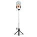 Selfie stick WRY1S telescopic tripod 0.7m for phone - black - Photo accessories<<<HurtelXML