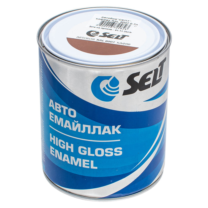 CAR ENAMEL BROWN RAL 8007 700 ML SELT