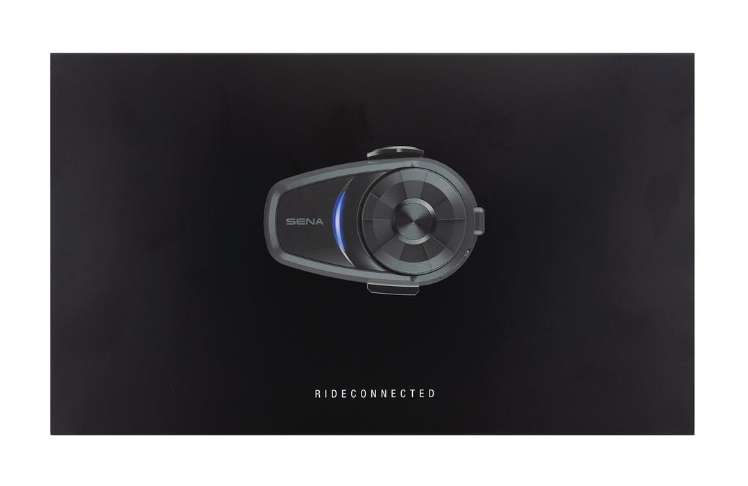 Sena 10S motorcycle intercom 4 channels 1600 m Black