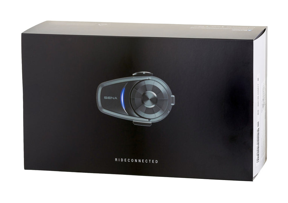 Sena 10S motorcycle intercom 4 channels 1600 m Black