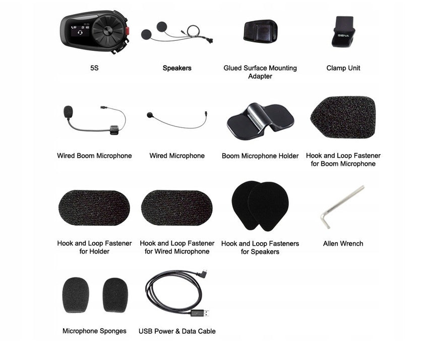 SENA 5S-10D Dual Pack Motorcycle Intercom