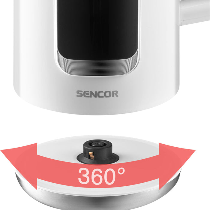 Electric kettle SENCOR SWK WHITE, 2200 W, 1.70 L