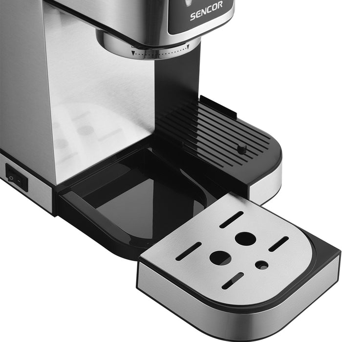 Coffee machine SENCOR SES 4910SS 1000.00 ml, AUTOMATIC CAPPUCCINO SYSTEM, 20.00 bar