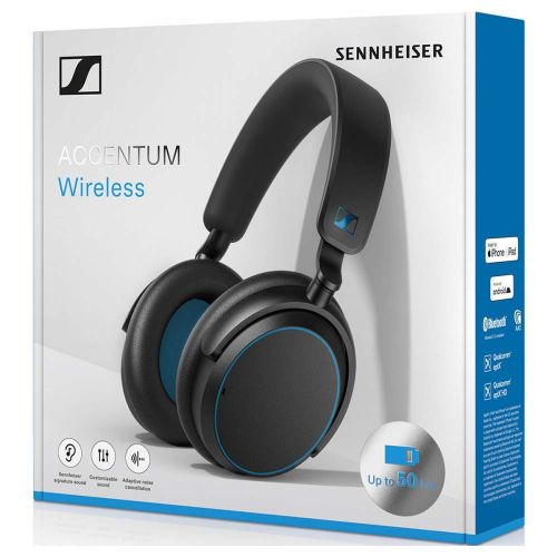 Sennheiser Accentum Wireless On-Ear Headphones Black/ Blue EU