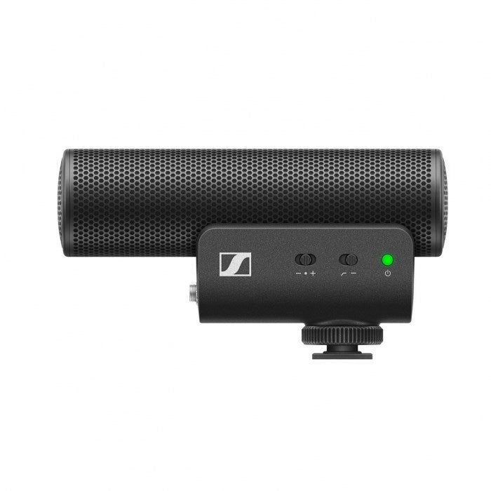 Sennheiser MKE 400 Mobile Kit - condenser, supercardioid microphone with low-pass filter with Manfrotto tripod